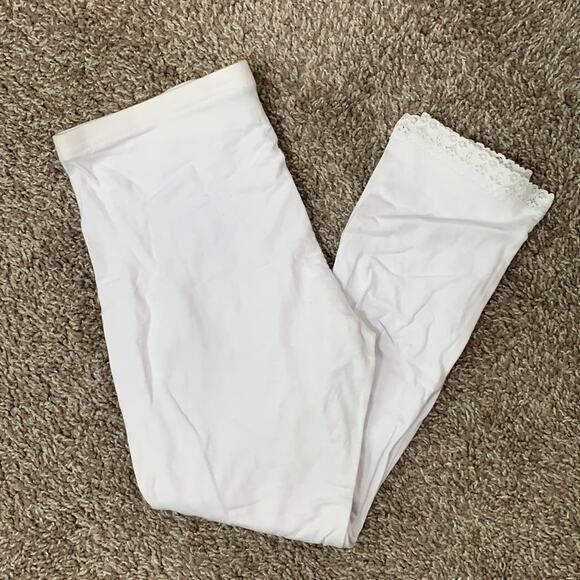 Andrew Scott white and blue crop leggings - Picture 1 of 6